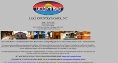 Desktop Screenshot of lakecountryhomesmn.com